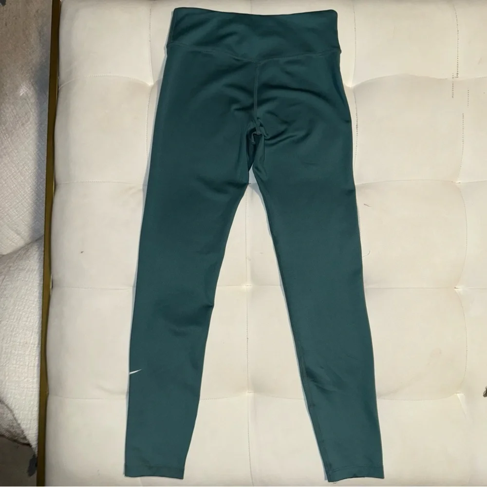 Nike Girls' Dri-FIT One Leggings- teal- size medium